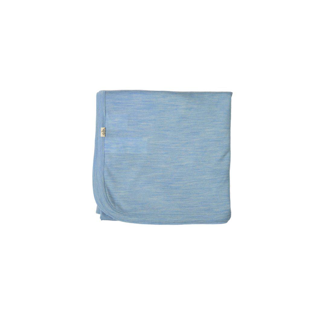 Merino Kids Blanket - Sky Blue-Blankets-Sky Blue- | Natural Baby Shower