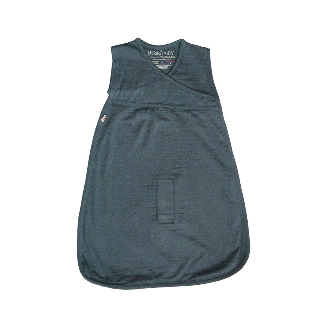 Merino Kids Cocooi Sleeping Bag - Dark Slate-Sleeping Bags-Dark Slate-0-3m | Natural Baby Shower