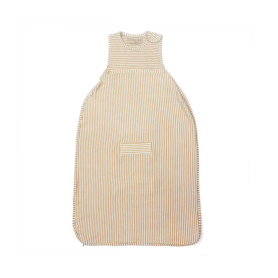 Merino Kids Go Go Sleeping Bag - Standard Weight - Sandstone Stripe-Sleeping Bags-Sandstone-3-24m | Natural Baby Shower