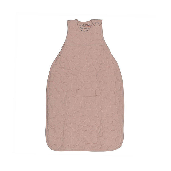 Merino Kids Go Go Sleeping Bag - Winter Weight - Quilted Riverstone - Misty Rose-Sleeping Bags-Misty Rose-3-24m | Natural Baby Shower