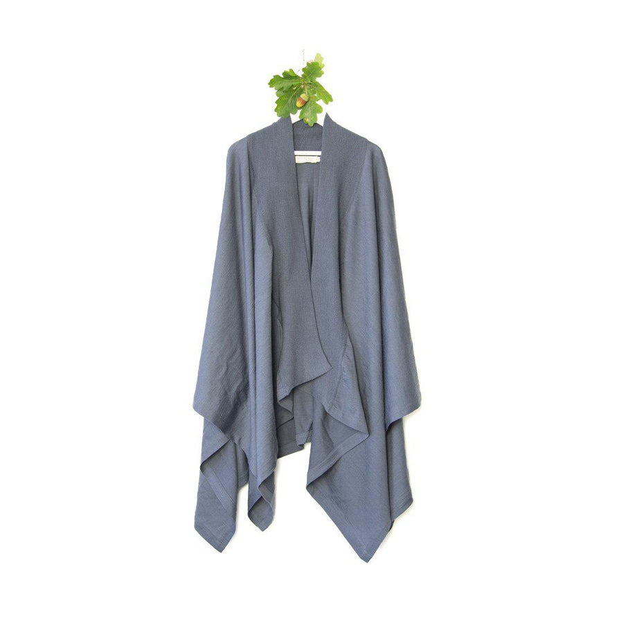 Merino Kids Mama Wrap - Dark Slate-Nursing Covers-Dark Slate-One Size | Natural Baby Shower