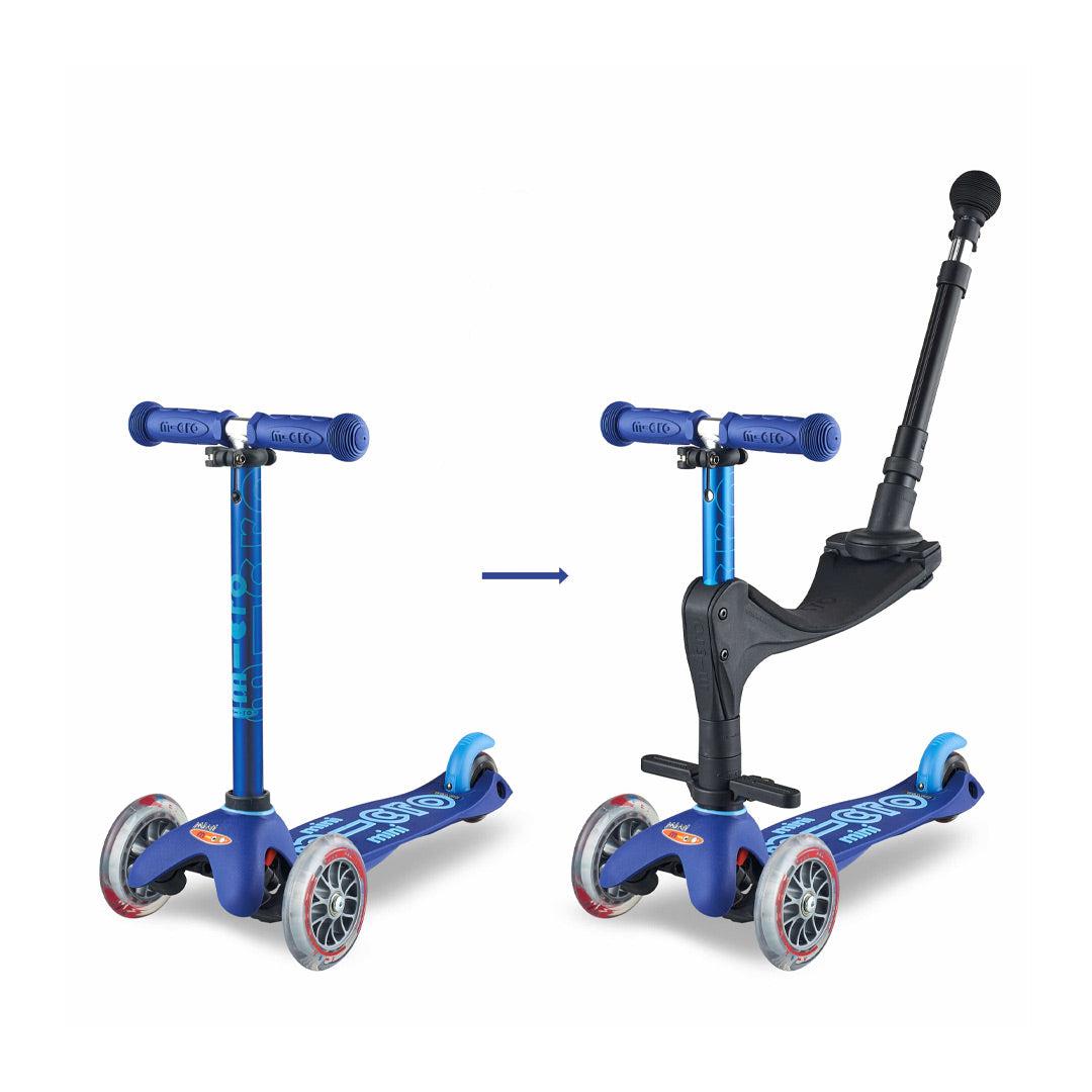 Micro Scooters Deluxe Set - Seat Push Handle + Footrest