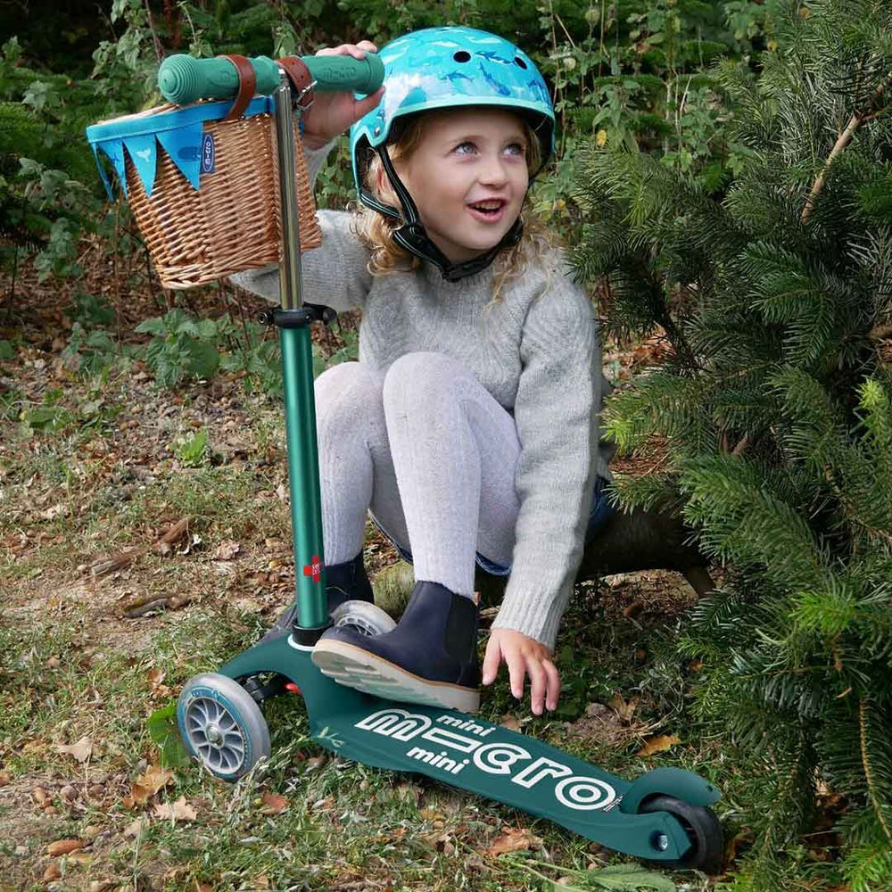 Micro Scooters Micro ECO Wicker Basket - Sealife-Bike + Scooter Accessories- | Natural Baby Shower