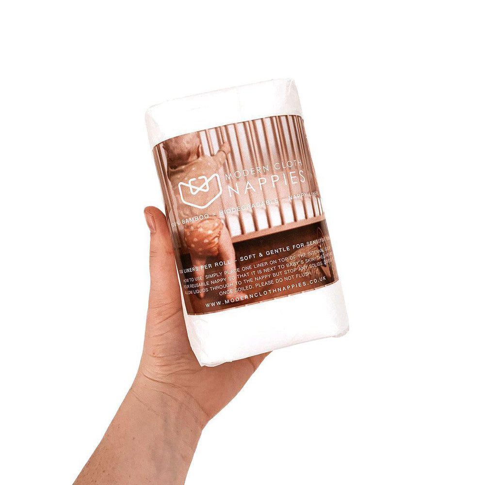 Modern Cloth Nappies Biodegradable Liners - Roll of 100-Nappy Liners- | Natural Baby Shower