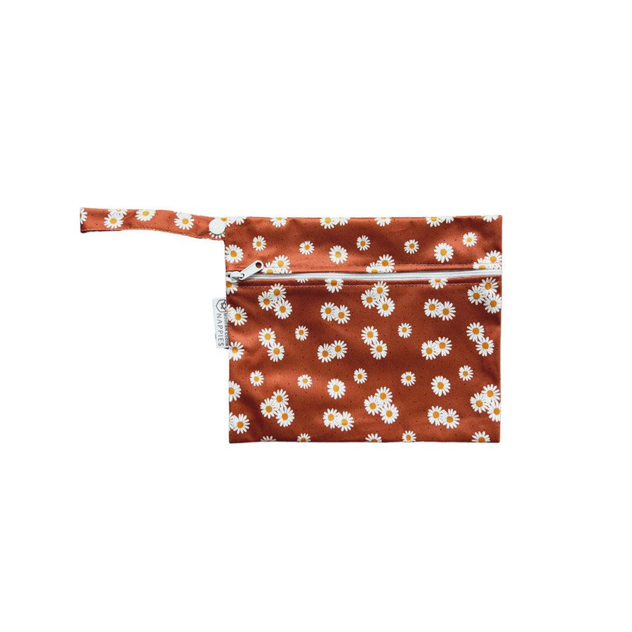 Modern Cloth Nappies Mini Wet Bag - Ditsy Daisy-Nappy Laundry + Storage- | Natural Baby Shower