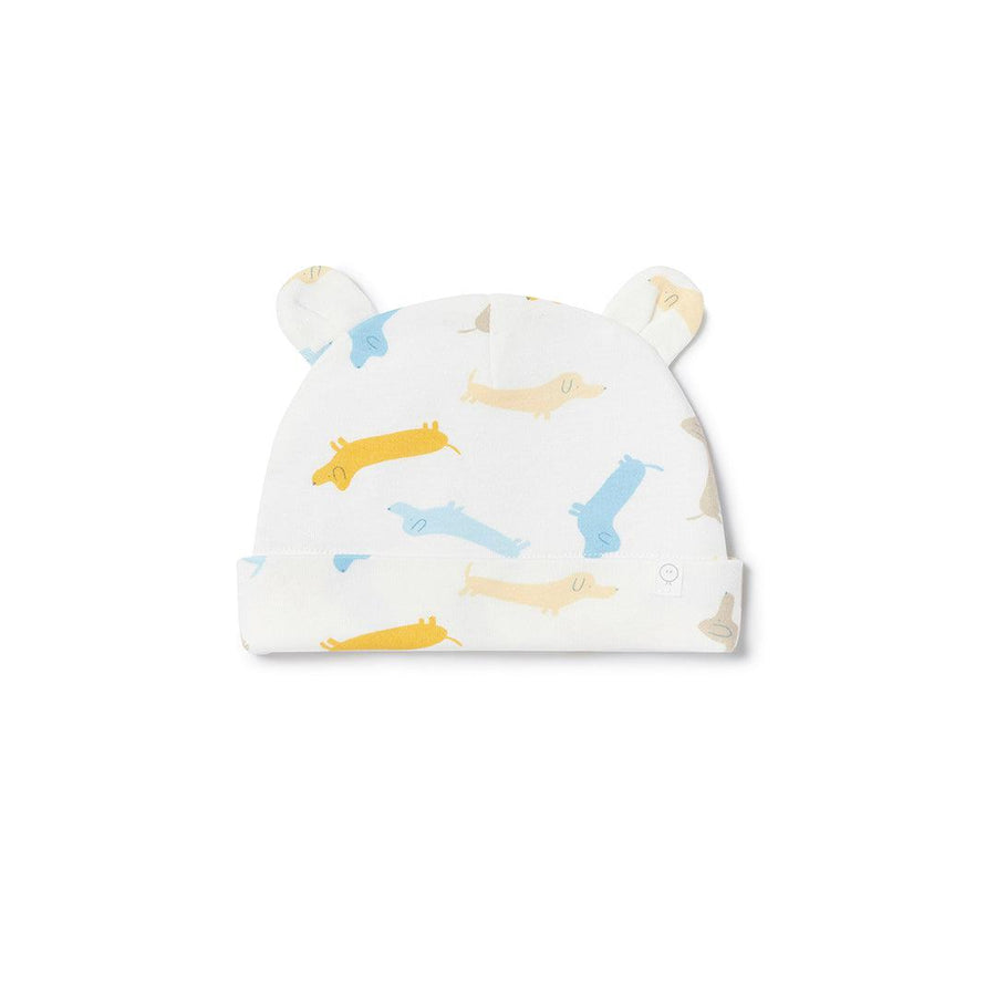 MORI Baby Bear Hat - Pups-Hats-Pups-0-3m | Natural Baby Shower