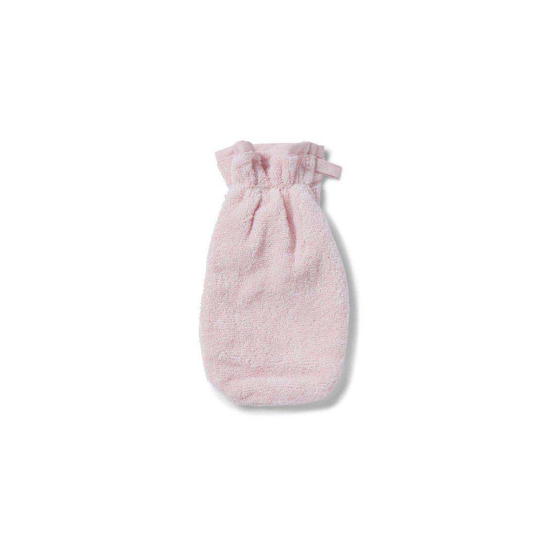 MORI Bath-Time Towel Mitt - Blush-Bath Mitts-Blush- | Natural Baby Shower