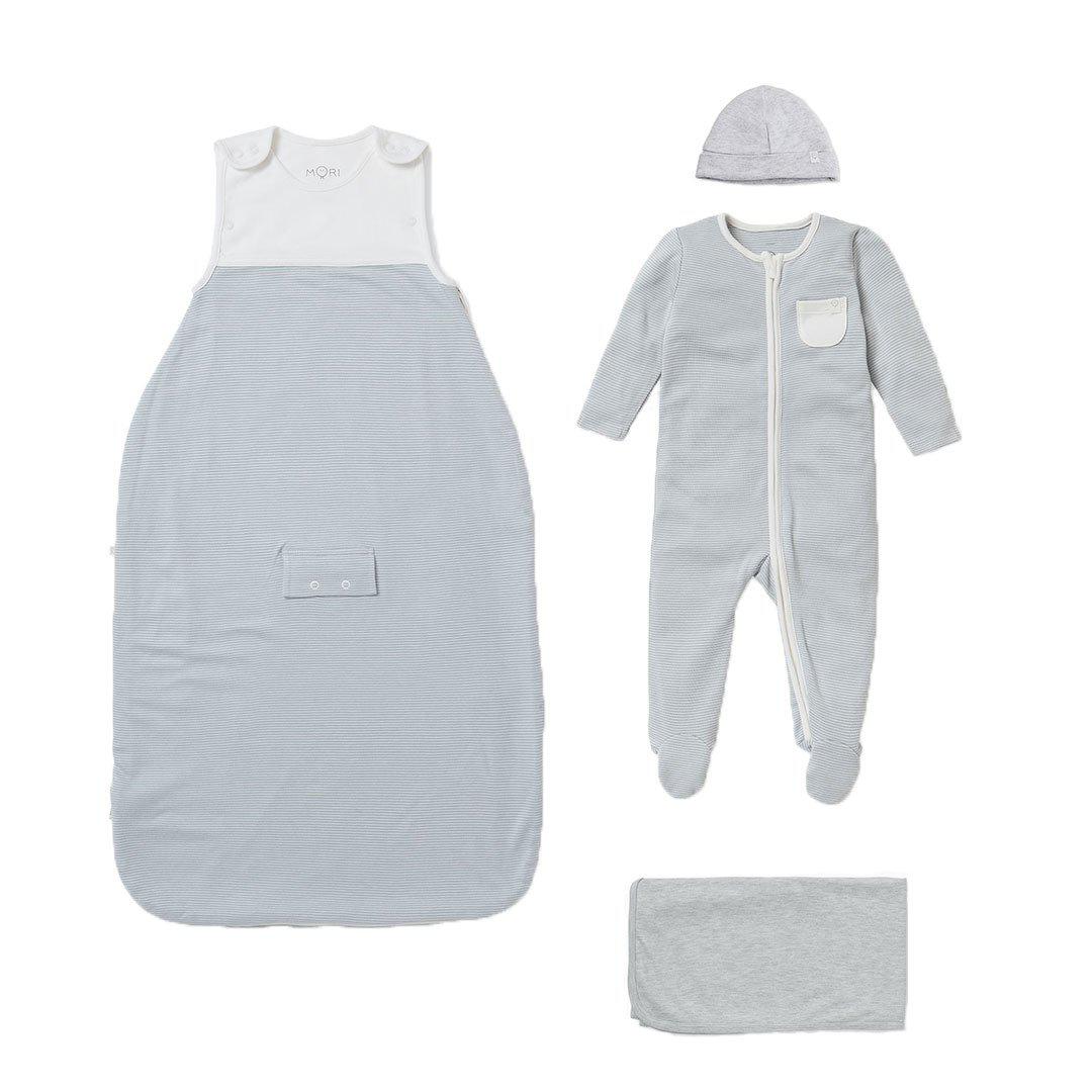 MORI Clever Sleep Set - Blue-Clothing Sets-Blue-0-3m | Natural Baby Shower