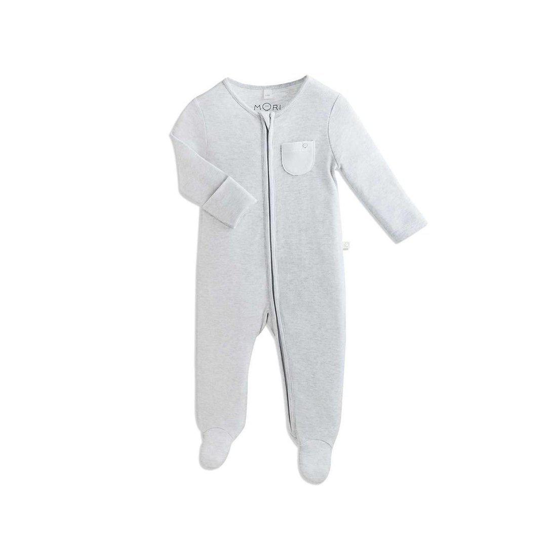 MORI Clever Sleep Set - Grey-Clothing Sets-Grey-0-3m | Natural Baby Shower