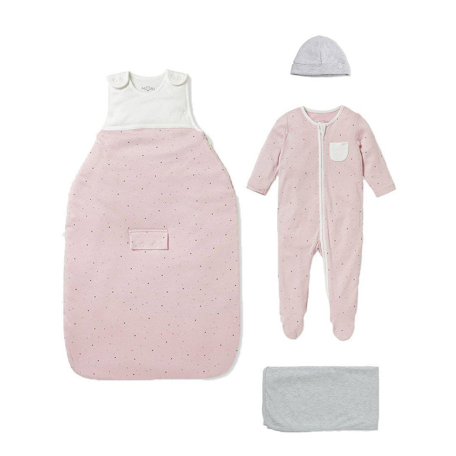 MORI Clever Sleep Set - Stardust-Clothing Sets-Stardust-0-3m | Natural Baby Shower