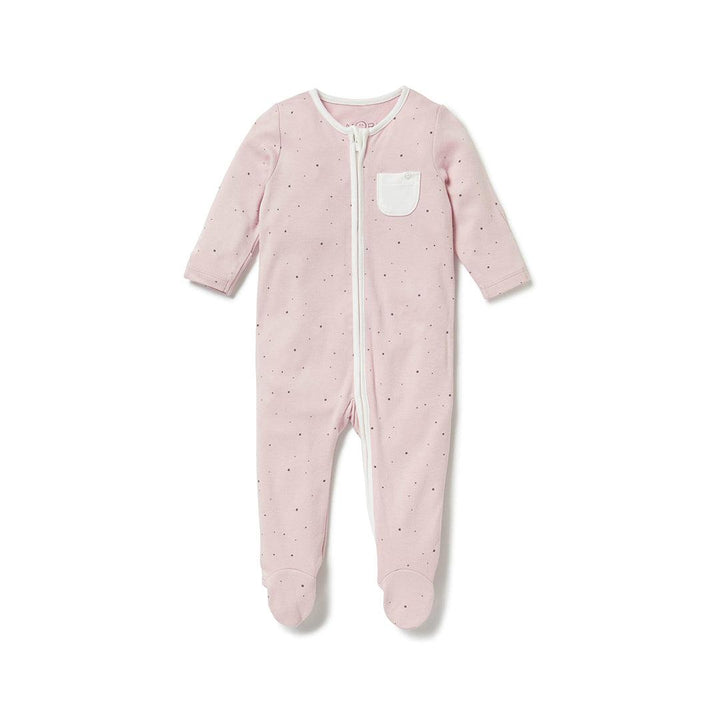 MORI Clever Zip Sleepsuit - Stardust-Sleepsuits-Stardust-NB | Natural Baby Shower