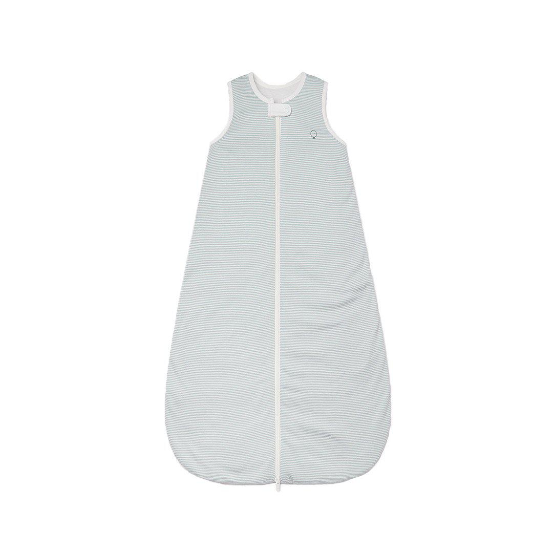 MORI Front-Opening Sleeping Bag - Blue Stripe - TOG 1.5-Sleeping Bags-Blue Stripe-0-6m | Natural Baby Shower