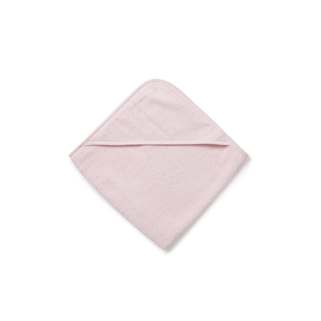 MORI Hooded Baby Bath Towel - Blush-Bath Towels-Blush- | Natural Baby Shower