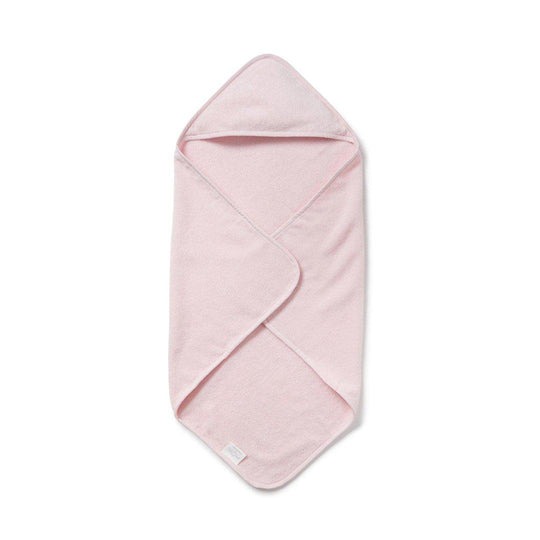 MORI Hooded Baby Bath Towel - Blush-Bath Towels-Blush- | Natural Baby Shower