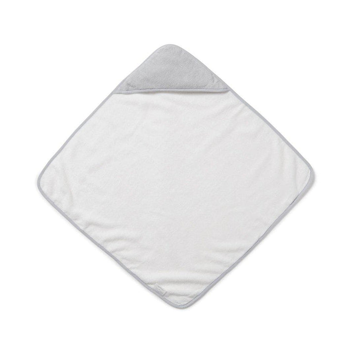 MORI Hooded Baby Bath Towel - White + Grey-Bath Towels-White/Grey- | Natural Baby Shower