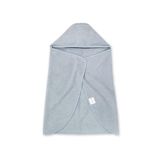 MORI Hooded Toddler Bath Towel - Blue-Bath Towels-Blue- | Natural Baby Shower