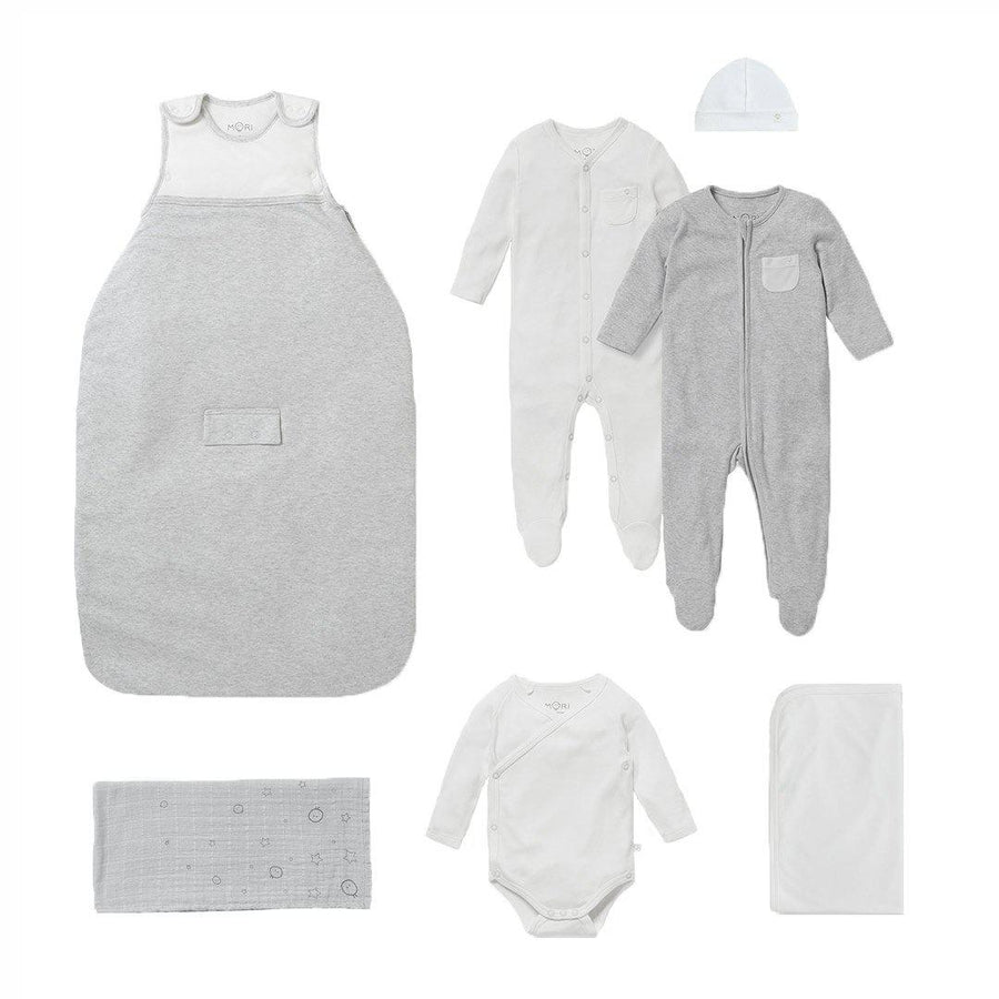 MORI My First Set - Grey-Clothing Sets-Grey-0-3m | Natural Baby Shower