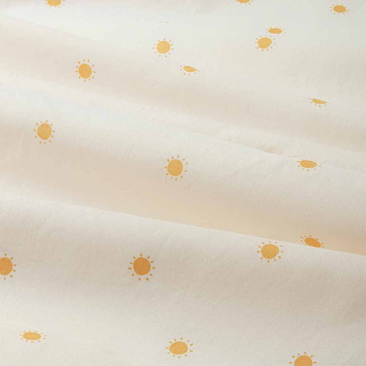 MORI Printed Crib Fitted Sheet - Sunshine-Sheets- | Natural Baby Shower