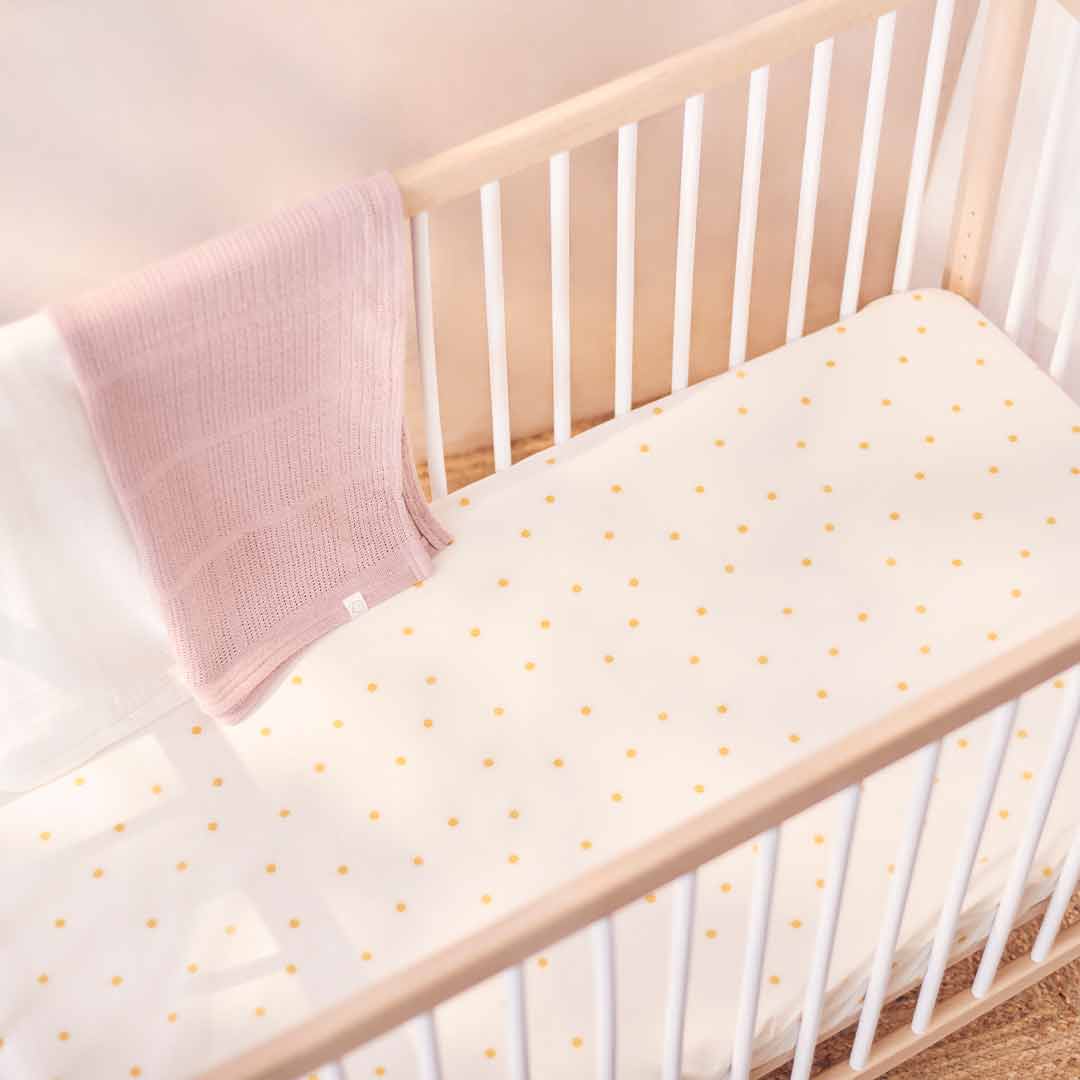 MORI Printed Crib Fitted Sheet - Sunshine-Sheets- | Natural Baby Shower