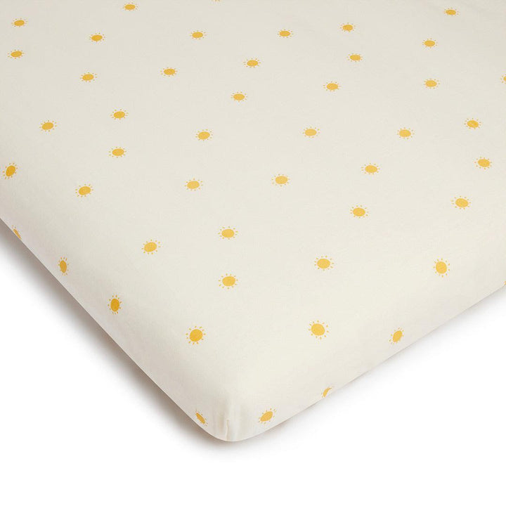 MORI Printed Crib Fitted Sheet - Sunshine-Sheets- | Natural Baby Shower