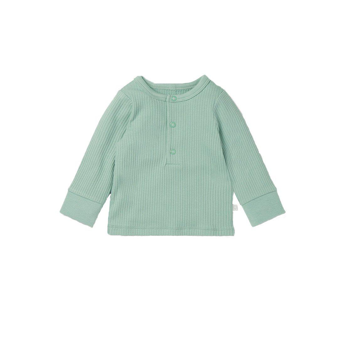 MORI Ribbed Pyjamas - Mint-Pyjamas-Mint-9-12m | Natural Baby Shower