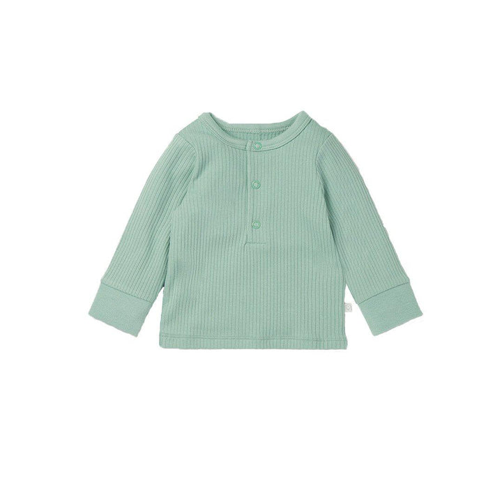 MORI Ribbed Pyjamas - Mint-Pyjamas-Mint-9-12m | Natural Baby Shower