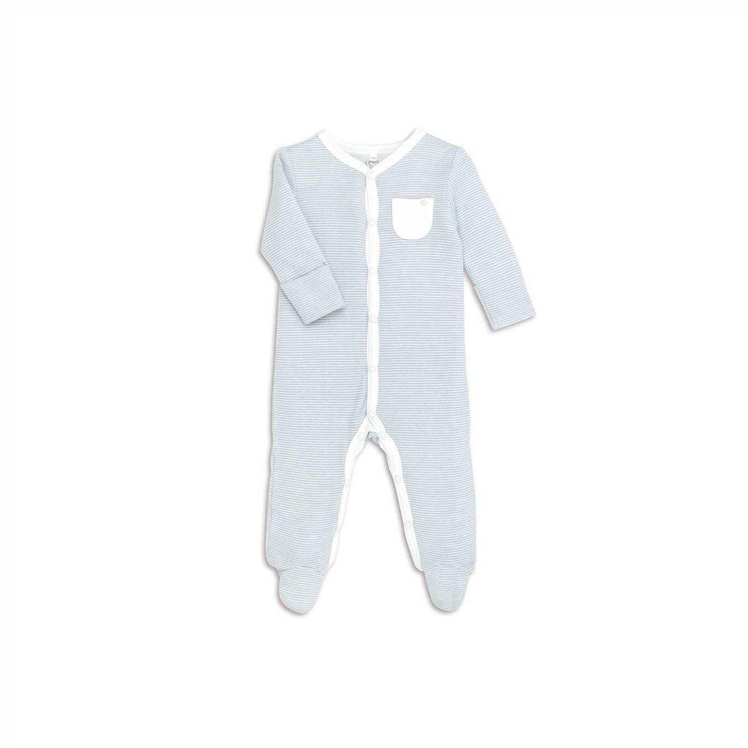 MORI Soak + Sleep Set - Blue-Clothing Sets-Blue-0-3m | Natural Baby Shower