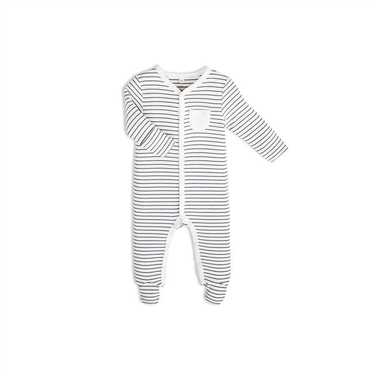 MORI Soak + Sleep Set - Grey Stripe-Clothing Sets-Grey Stripe-0-3m | Natural Baby Shower
