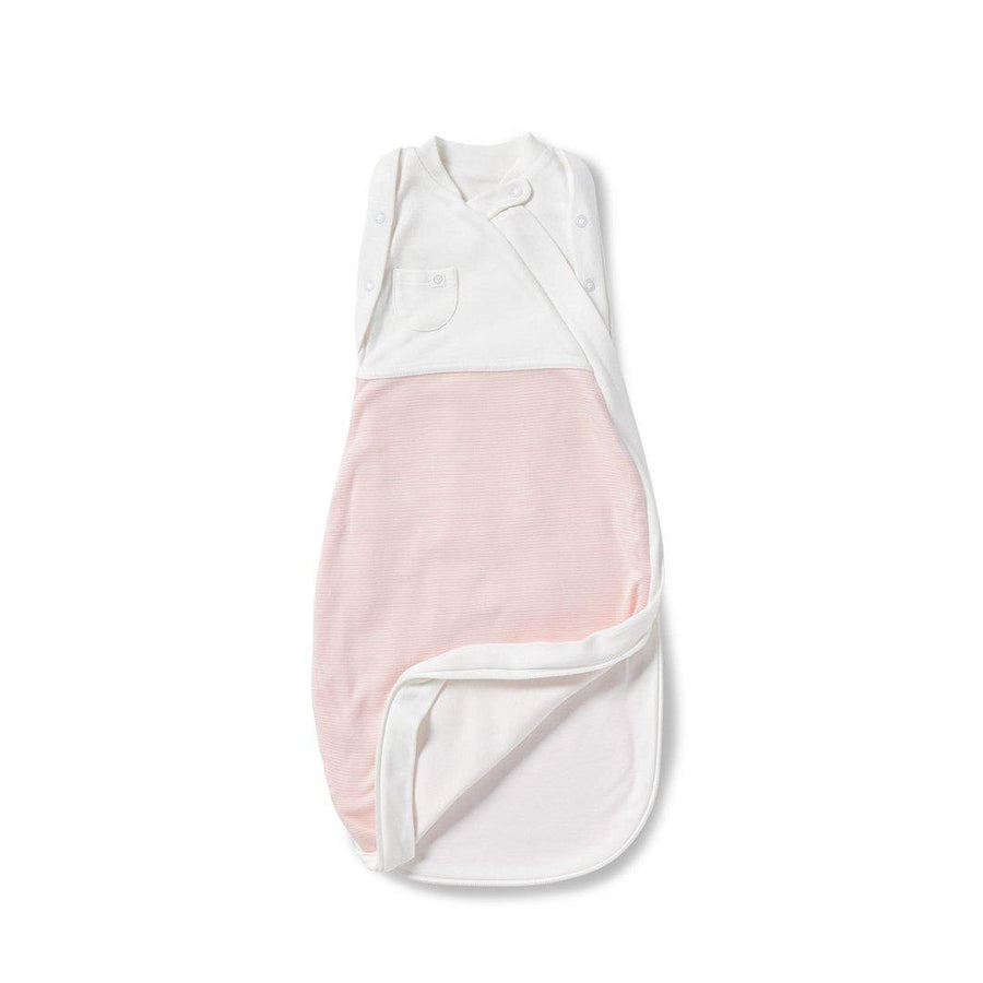 MORI Swaddle Bag - Blush-Sleepsack Swaddles-NB-Blush Stripe | Natural Baby Shower