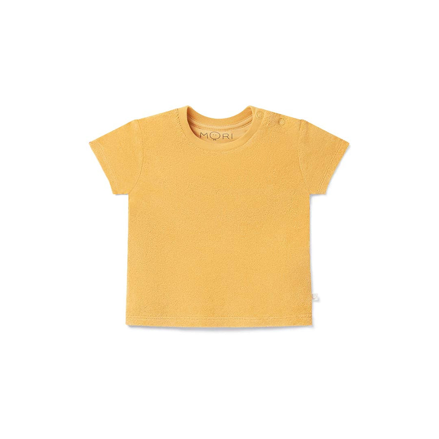 MORI T-Shirt - Mustard-Tops-Mustard-3-6m | Natural Baby Shower
