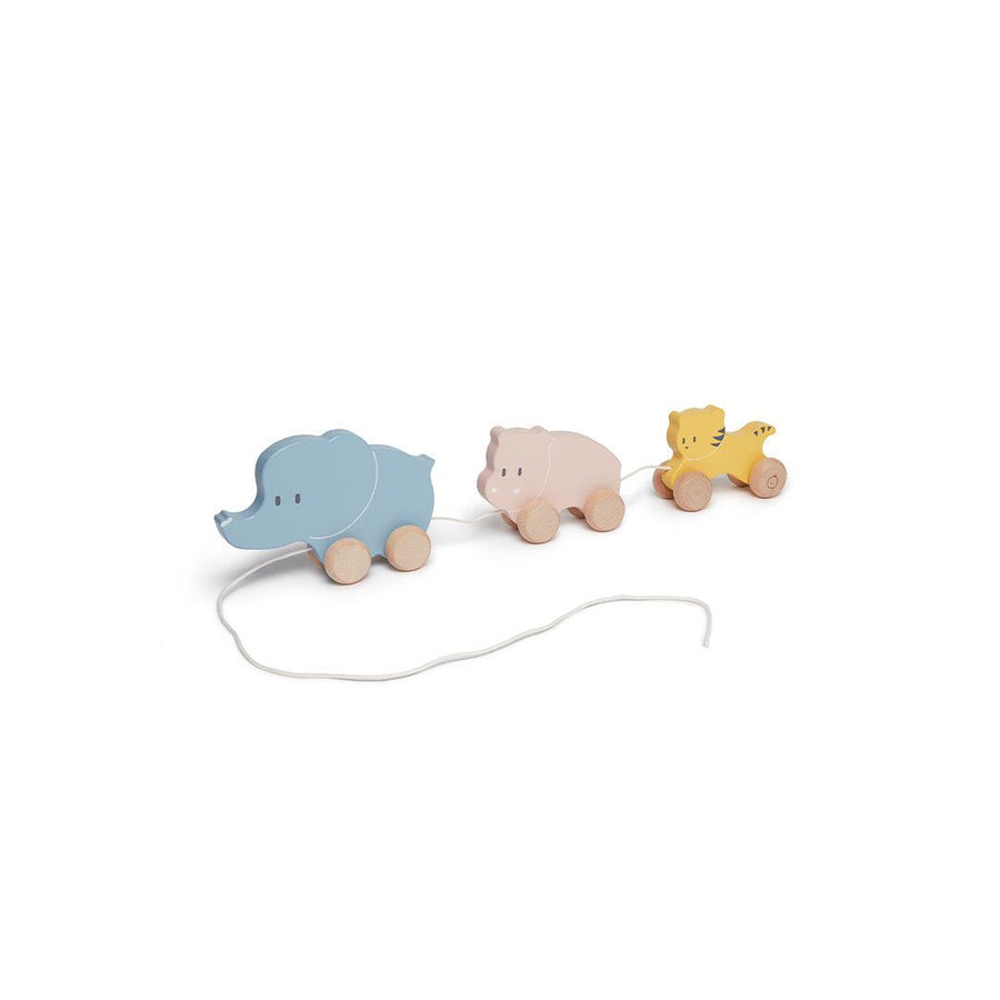 MORI Wooden Pull-Along Toy - Animals-Pull-Alongs- | Natural Baby Shower