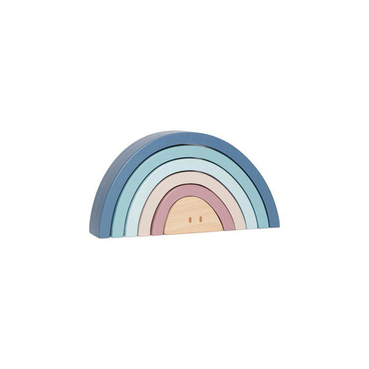 MORI Wooden Stacker - Rainbow-Stacking Toys- | Natural Baby Shower