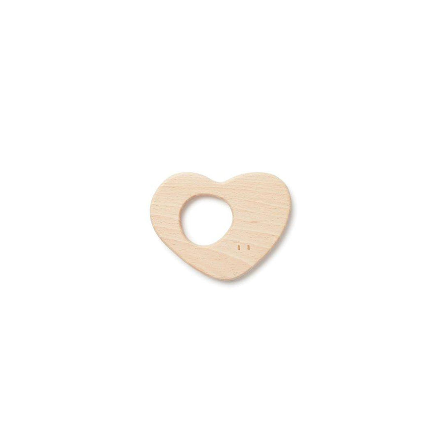 MORI Wooden Teether - Heart-Teethers- | Natural Baby Shower