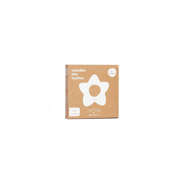 MORI Wooden Teether - Star-Teethers- | Natural Baby Shower