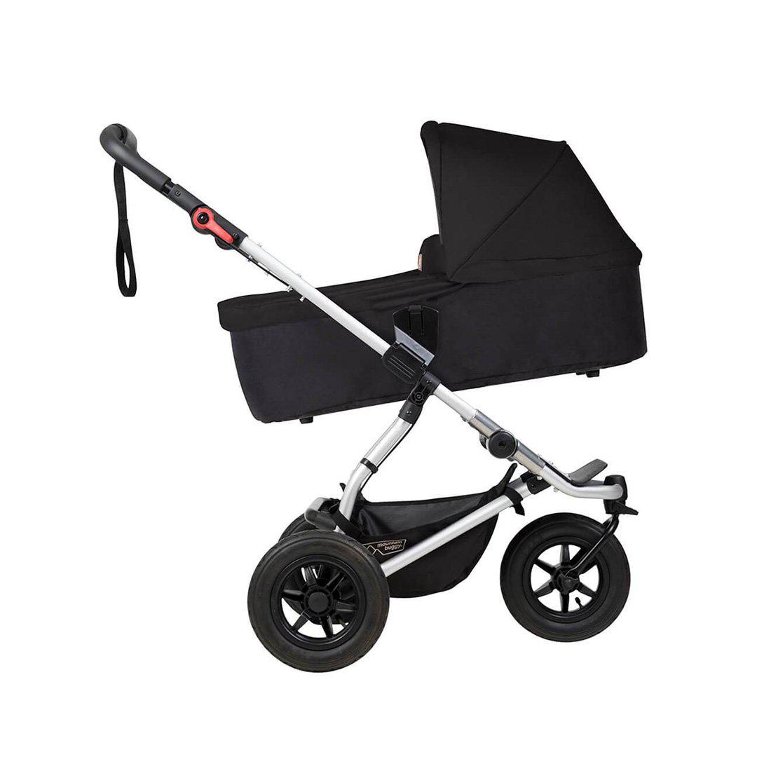 Mountain Buggy Swift + Mini Carrycot Plus - Black-Carrycots- | Natural Baby Shower