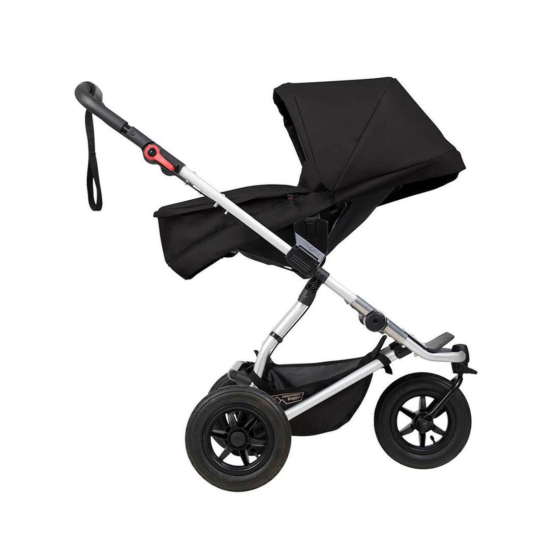 Mountain Buggy Swift + Mini Carrycot Plus - Black-Carrycots- | Natural Baby Shower
