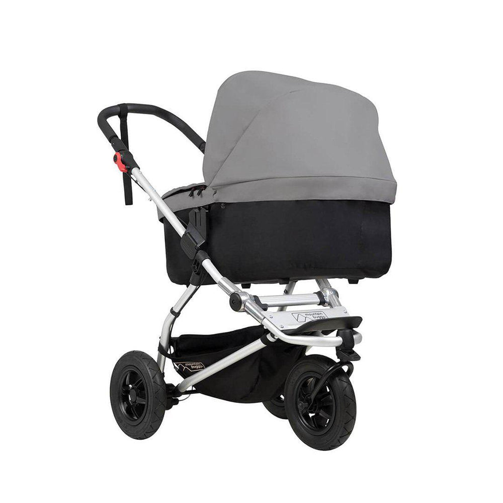 Mountain Buggy Swift + Mini Carrycot Plus - Silver-Carrycots- | Natural Baby Shower