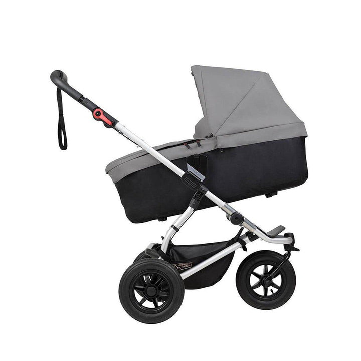 Mountain Buggy Swift + Mini Carrycot Plus - Silver-Carrycots- | Natural Baby Shower