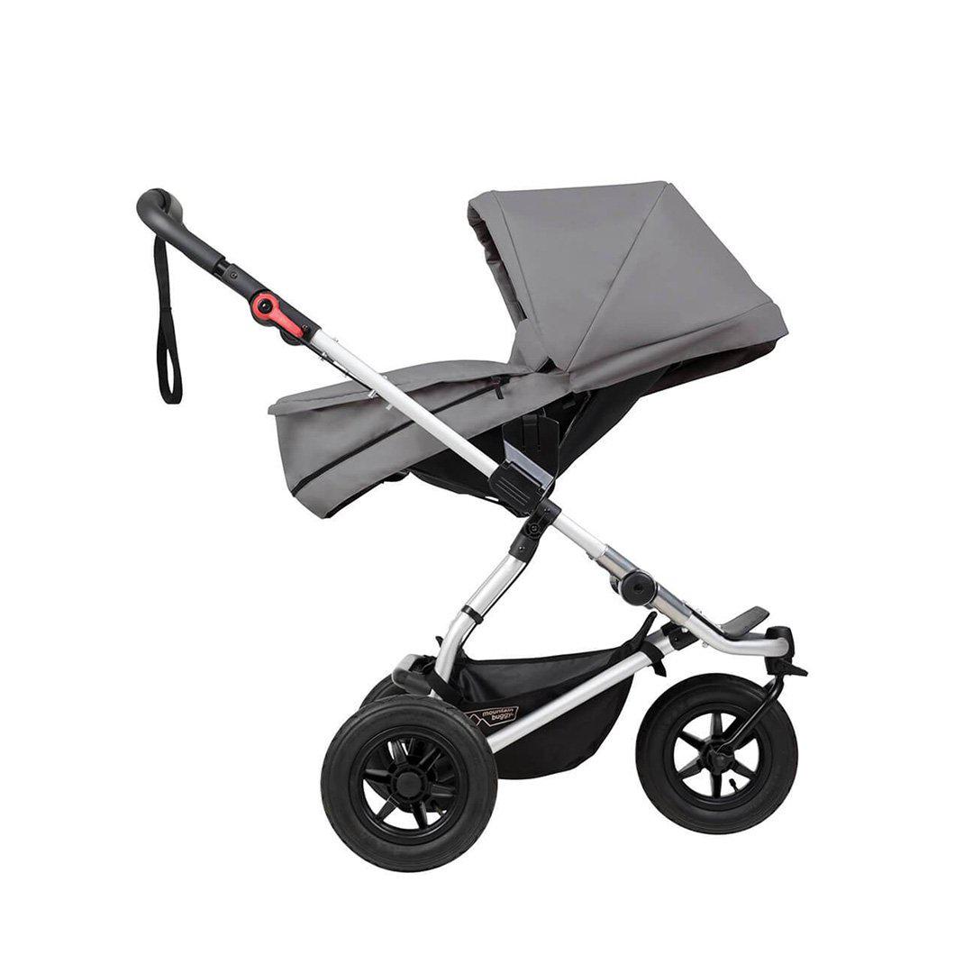 Mountain Buggy Swift + Mini Carrycot Plus - Silver-Carrycots- | Natural Baby Shower