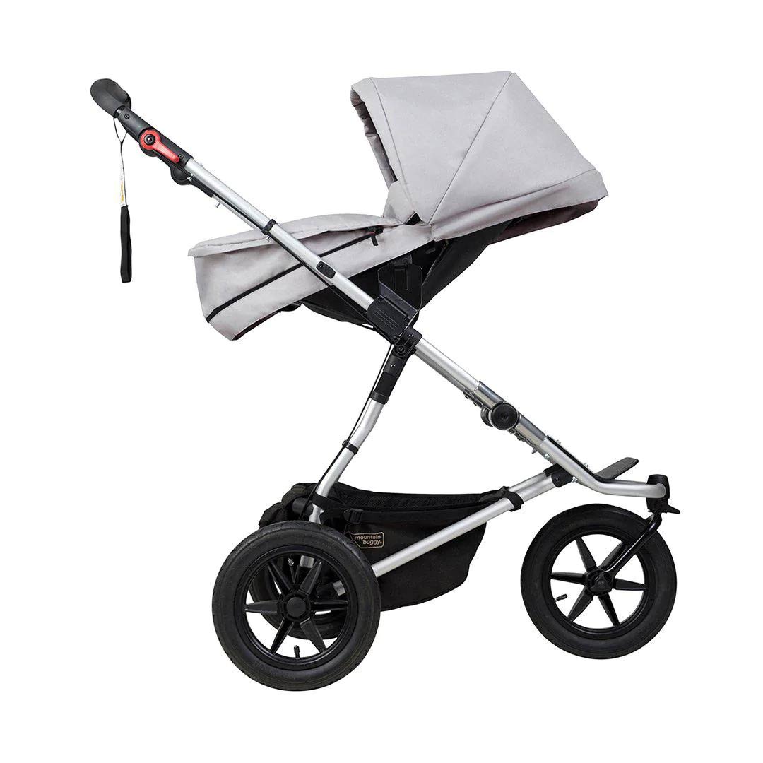 Mountain Buggy Urban Jungle Pushchair + Urban Jungle Carrycot Plus - Silver-Strollers- | Natural Baby Shower