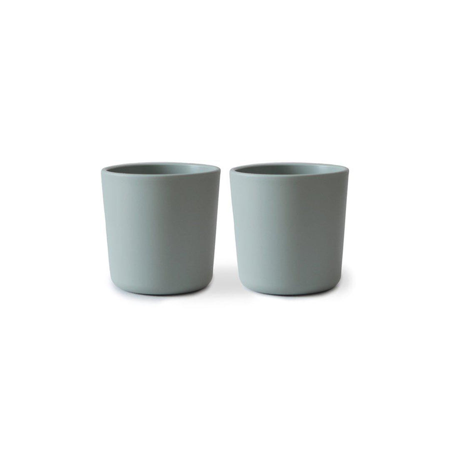 Mushie Dinnerware Cups - Sage - 2 Pack-Cups- | Natural Baby Shower