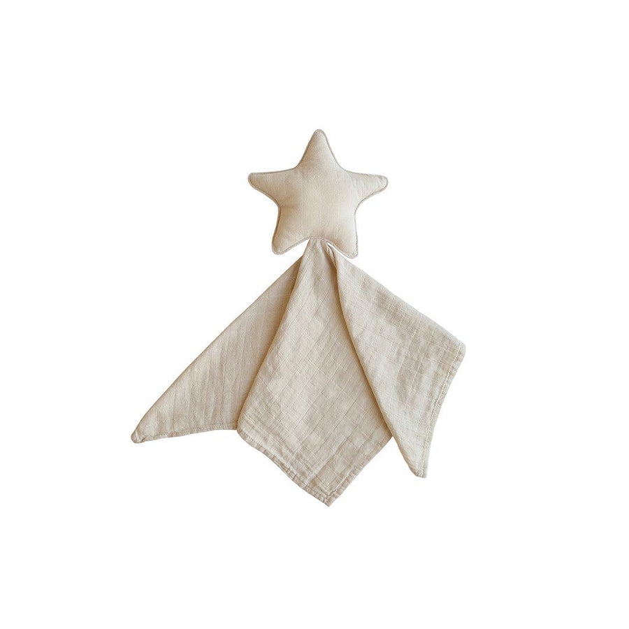 Mushie Lovey Blanket - Star/Fog-Comforters- | Natural Baby Shower