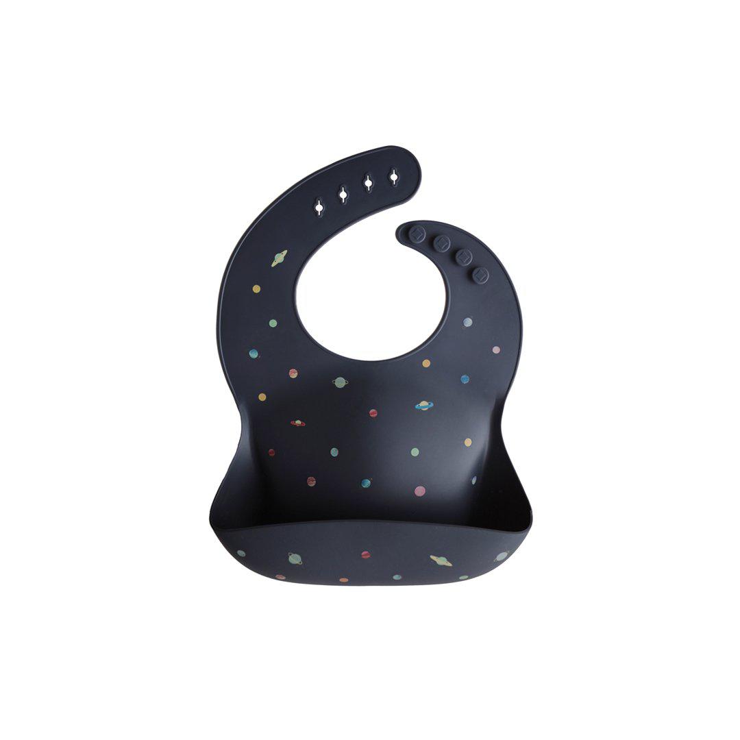 Mushie Silicone Baby Bib - Planets-Bibs- | Natural Baby Shower