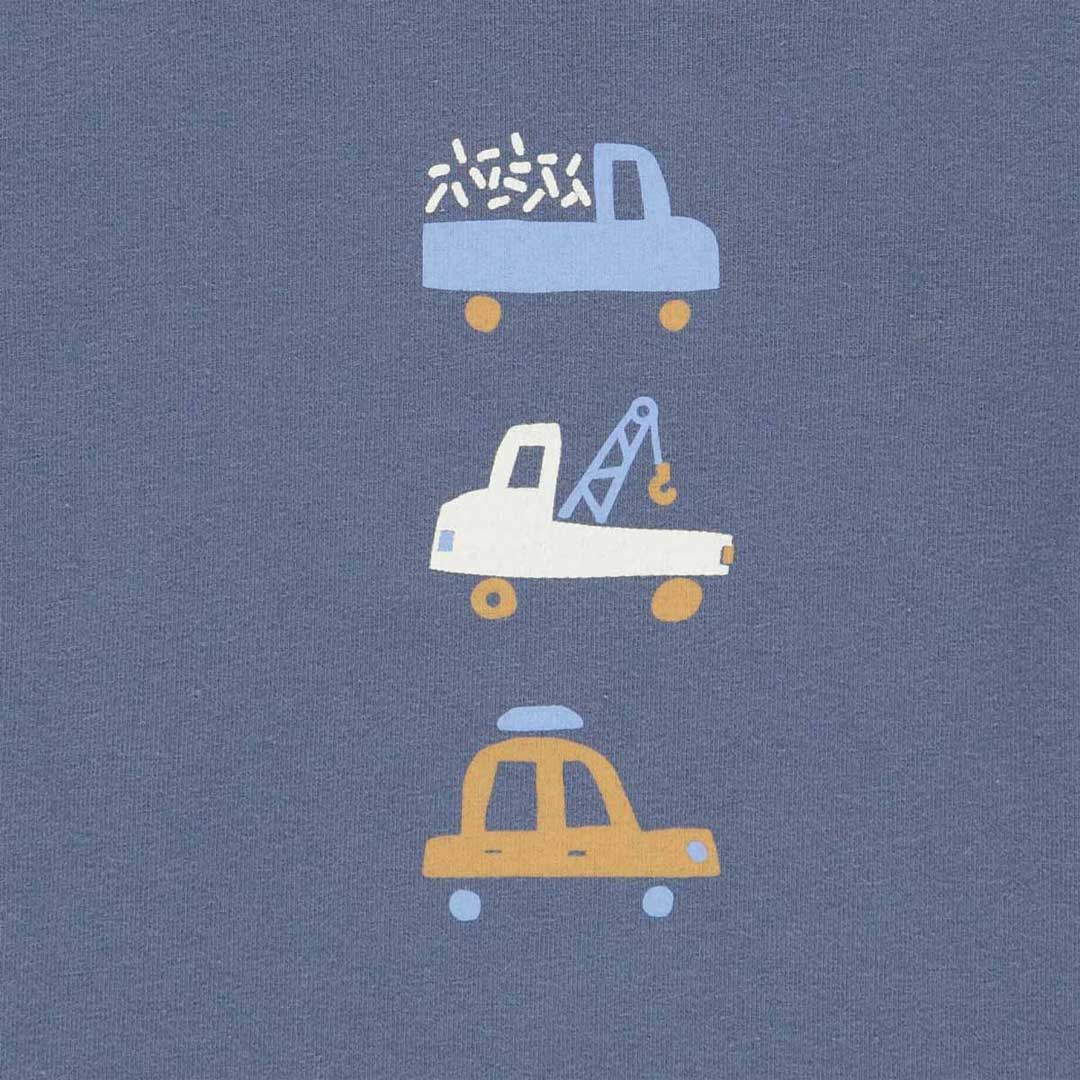 Musli Automobile Short Sleeve T-Shirt - Indigo-Tops-Indigo-56 | Natural Baby Shower