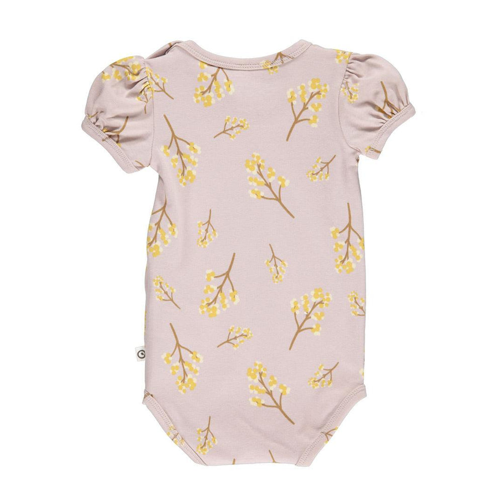 Musli Filipendula Short Sleeve Bodysuit - Rose Moon-Bodysuits-Rose Moon-56 | Natural Baby Shower