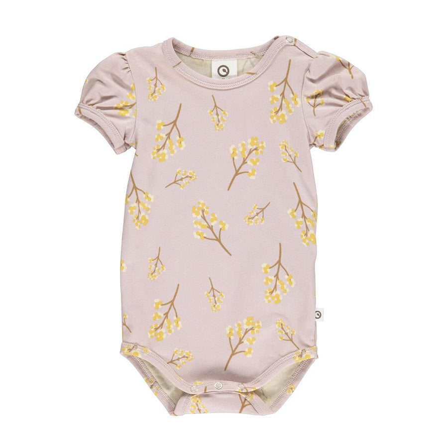 Musli Filipendula Short Sleeve Bodysuit - Rose Moon-Bodysuits-Rose Moon-56 | Natural Baby Shower