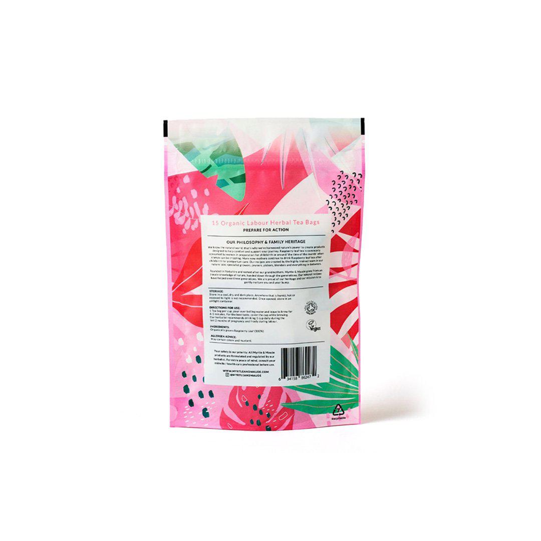 Myrtle & Maude Organic Tea - Labour Day-Supplements-Raspberry- | Natural Baby Shower