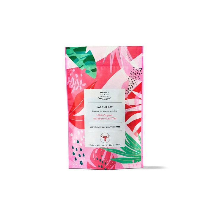 Myrtle & Maude Organic Tea - Labour Day-Supplements-Raspberry- | Natural Baby Shower