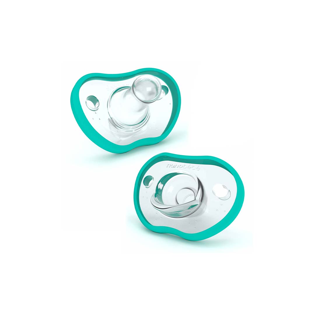 Nanobebe Flexy Soothers - Teal - 2 Pack-Pacifiers- | Natural Baby Shower