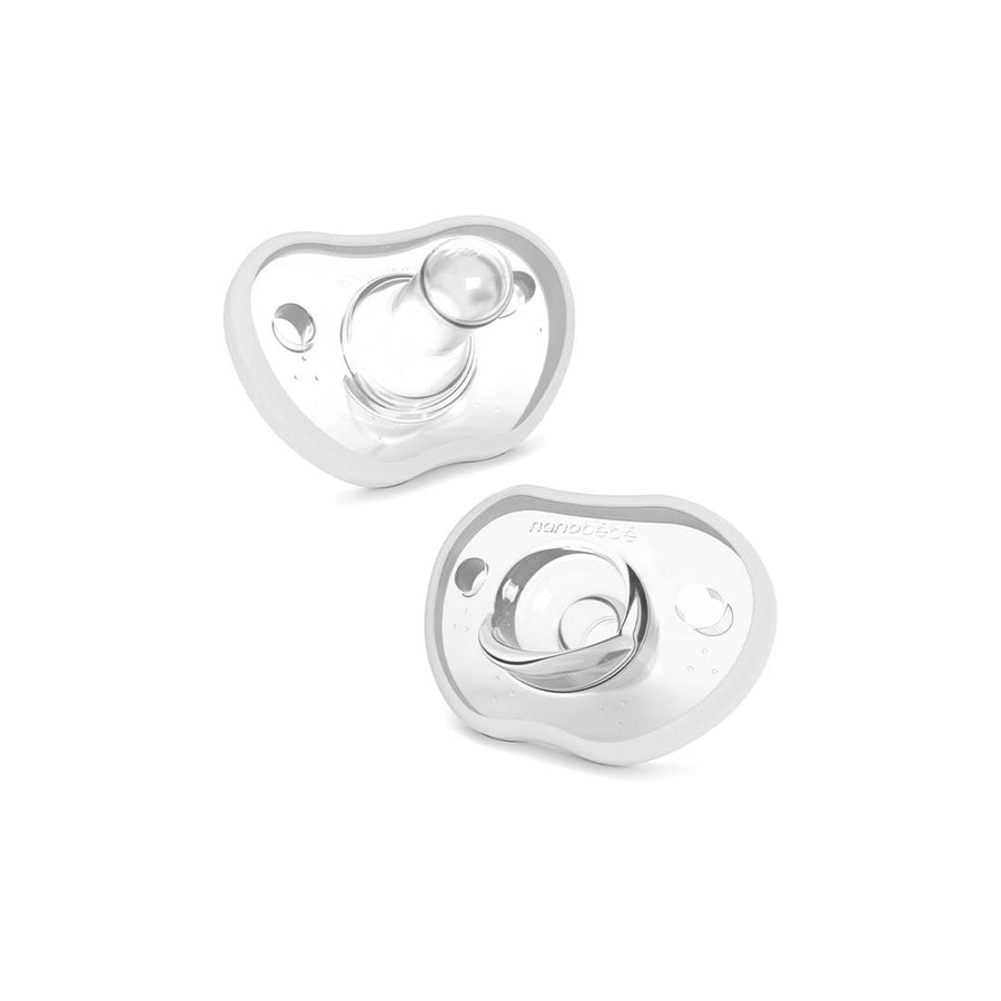 Nanobebe Flexy Soothers - White - 2 Pack-Pacifiers- | Natural Baby Shower